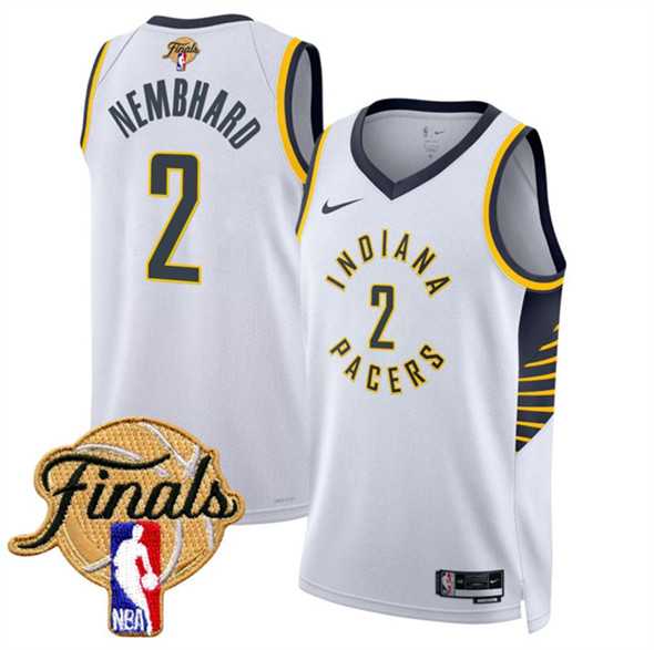 Men's Indiana Pacers #2 Andrew Nembhard White 2025 Finals Association Edition Stitched Jersey Dzhi,We sell and wholesale Men's Indiana Pacers #2 Andrew Nembhard White 2025 Finals Association Edition Stitched Jersey Dzhi on line form chian!