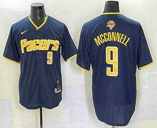 Men's Indiana Pacers #9 TJ McConnell Navy 2025 Finals Vapor Stitched Baseball Jersey,We sell and wholesale Men's Indiana Pacers #9 TJ McConnell Navy 2025 Finals Vapor Stitched Baseball Jersey on line form chian!