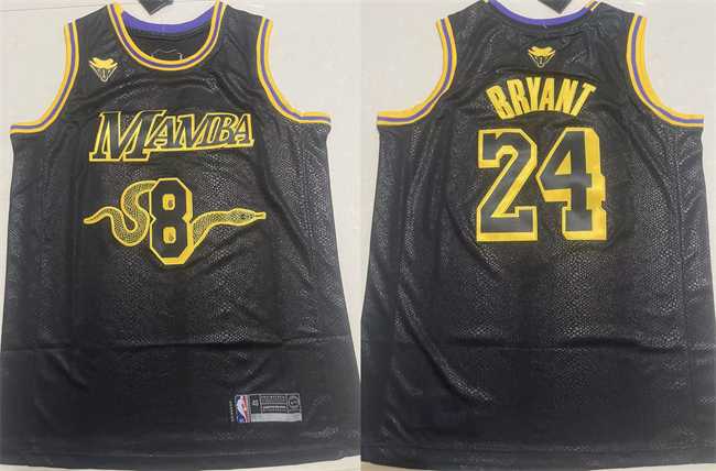 Men's Los Angeles Lakers Front #8 Back #24 Kobe Bryant Black Stitched Basketball Jersey,We sell and wholesale Men's Los Angeles Lakers Front #8 Back #24 Kobe Bryant Black Stitched Basketball Jersey on line form chian!