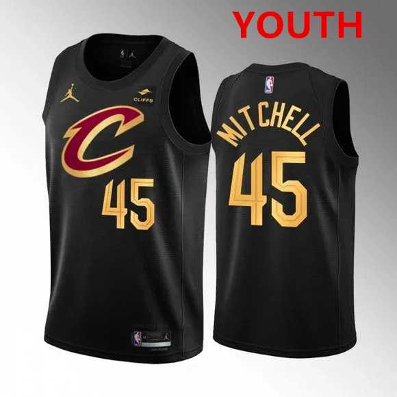 Youth Cleveland Cavaliers #45 Donovan Mitchell Black Stitched Jersey Dzhi,We sell and wholesale Youth Cleveland Cavaliers #45 Donovan Mitchell Black Stitched Jersey Dzhi on line form chian!