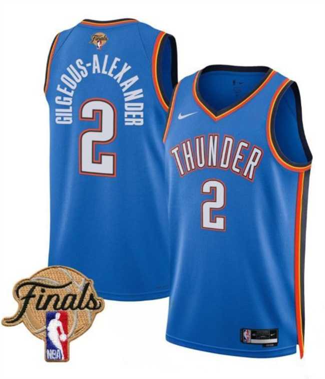 Men's Oklahoma City Thunder #2 Shai Gilgeous-Alexander Blue 2025 Finals Icon Edition Stitched Jersey Dzhi,We sell and wholesale Men's Oklahoma City Thunder #2 Shai Gilgeous-Alexander Blue 2025 Finals Icon Edition Stitched Jersey Dzhi on line form chian!