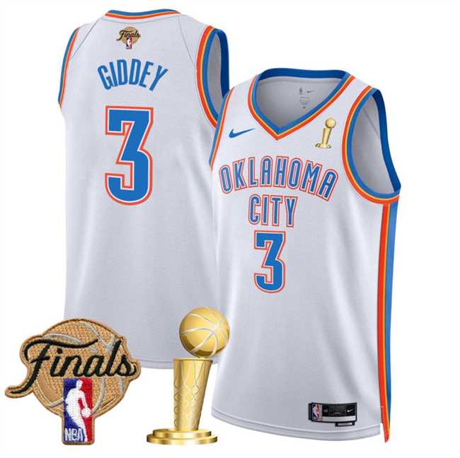 Men's Oklahoma City Thunder #3 Dillon Jones White 2025 Finals Patch And Finals Champions Patch Association Edition Stitched Jersey Dzhi,We sell and wholesale Men's Oklahoma City Thunder #3 Dillon Jones White 2025 Finals Patch And Finals Champions Patch Association Edition Stitched Jersey Dzhi on line form chian!