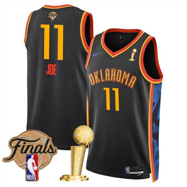 Men's Oklahoma City Thunder #11 Isaiah Joe Black 2025 Finals Patch And Finals Champions Patch City Edition Stitched Jersey Dzhi,We sell and wholesale Men's Oklahoma City Thunder #11 Isaiah Joe Black 2025 Finals Patch And Finals Champions Patch City Edition Stitched Jersey Dzhi on line form chian!