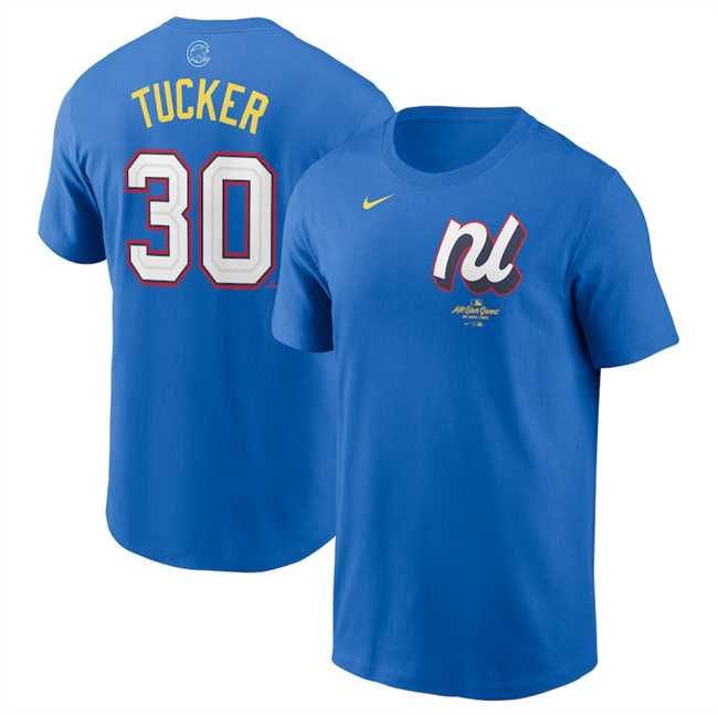 Men's National League #30 Kyle Tucker Royal 2025 All-Star Edition Name & Number T-Shirt,We sell and wholesale Men's National League #30 Kyle Tucker Royal 2025 All-Star Edition Name & Number T-Shirt on line form chian!