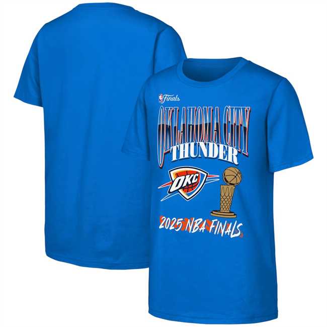 Men's Oklahoma City Thunder Blue 2025 Finals T-Shirt,We sell and wholesale Men's Oklahoma City Thunder Blue 2025 Finals T-Shirt on line form chian!