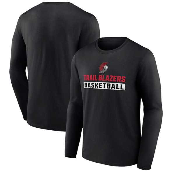 Men's Portland Trail Blazers Black Let's Go Long Sleeve T-Shirt,We sell and wholesale Men's Portland Trail Blazers Black Let's Go Long Sleeve T-Shirt on line form chian!
