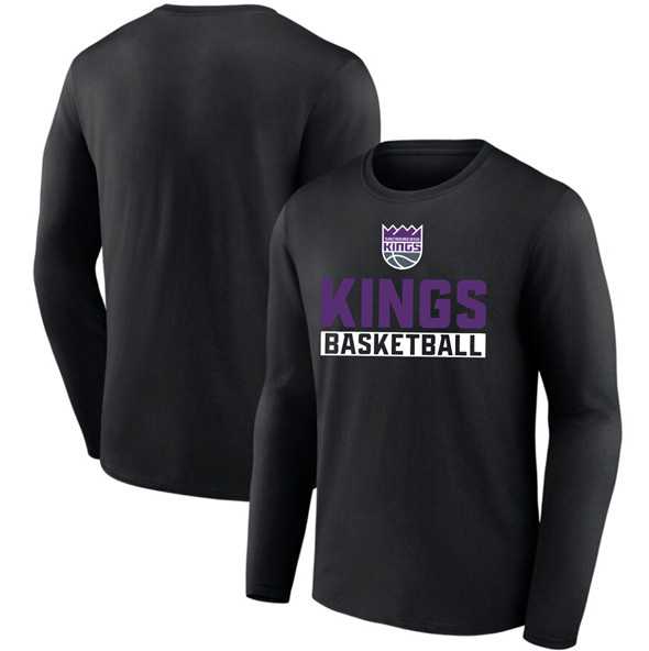 Men's Sacramento Kings Black 2025 Let's Go Long Sleeve T-Shirt,We sell and wholesale Men's Sacramento Kings Black 2025 Let's Go Long Sleeve T-Shirt on line form chian!