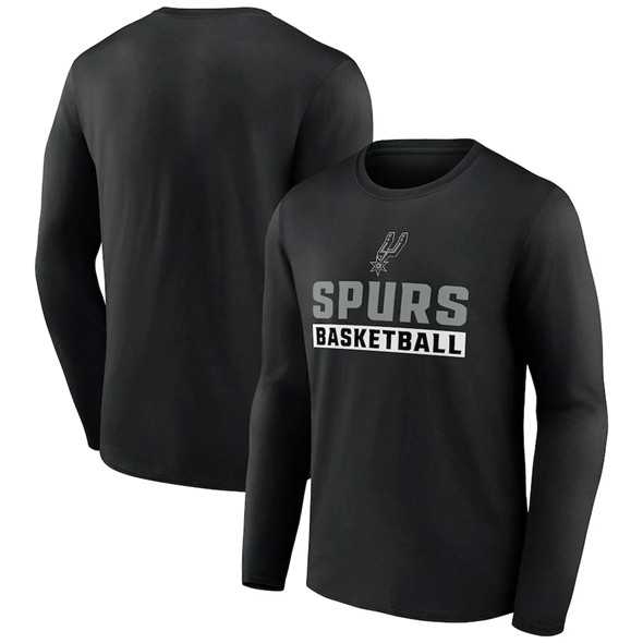 Men's San Antonio Spurs Black Let's Go Long Sleeve T-Shirt,We sell and wholesale Men's San Antonio Spurs Black Let's Go Long Sleeve T-Shirt on line form chian!