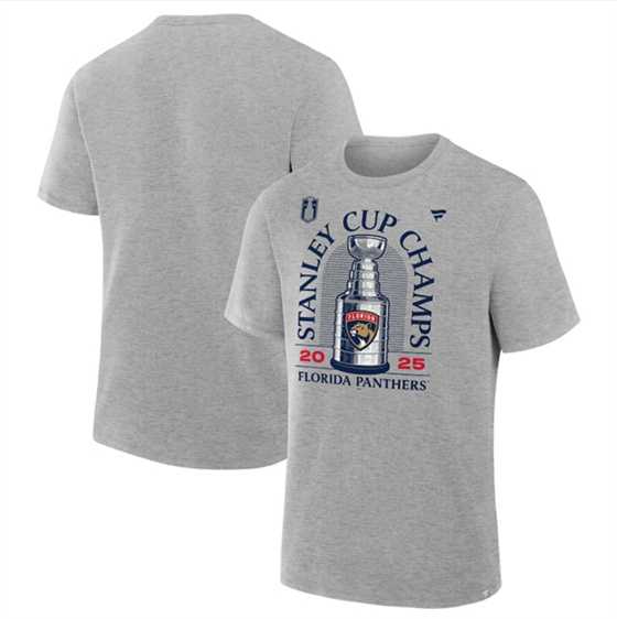 Men's Florida Panthers Heather Gray 2025 Stanley Cup Champions Locker Room Big & Tall T-Shirt,We sell and wholesale Men's Florida Panthers Heather Gray 2025 Stanley Cup Champions Locker Room Big & Tall T-Shirt on line form chian!