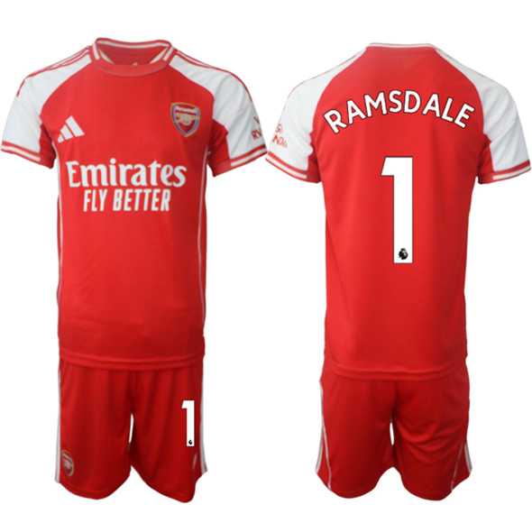 Men's Arsenal F.C #1 Aaron Ramsdale Red 2025 Home Soccer Jersey Suit,We sell and wholesale Men's Arsenal F.C #1 Aaron Ramsdale Red 2025 Home Soccer Jersey Suit on line form chian!