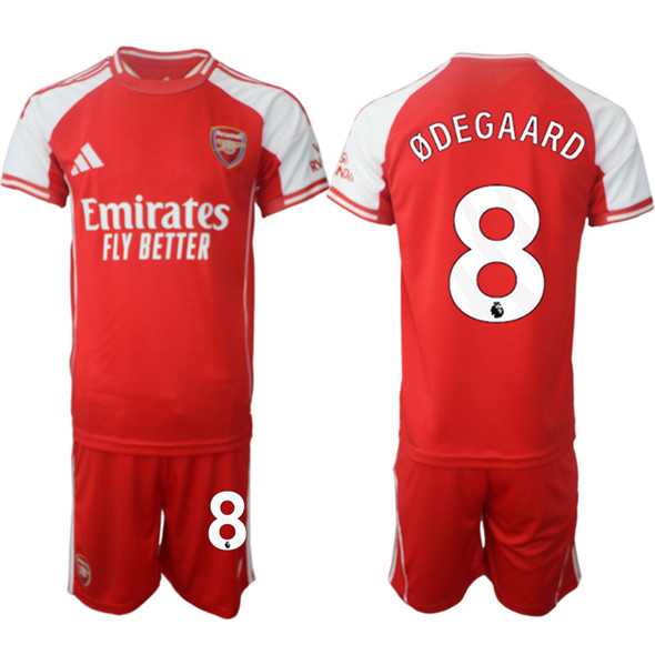 Men's Arsenal F.C #8 Martin Odegaard Red 2025 Home Soccer Jersey Suit,We sell and wholesale Men's Arsenal F.C #8 Martin Odegaard Red 2025 Home Soccer Jersey Suit on line form chian!