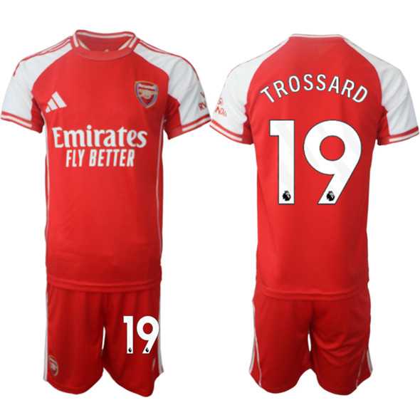 Men's Arsenal F.C #19 Leandro Trossard Red 2025 Home Soccer Jersey Suit,We sell and wholesale Men's Arsenal F.C #19 Leandro Trossard Red 2025 Home Soccer Jersey Suit on line form chian!