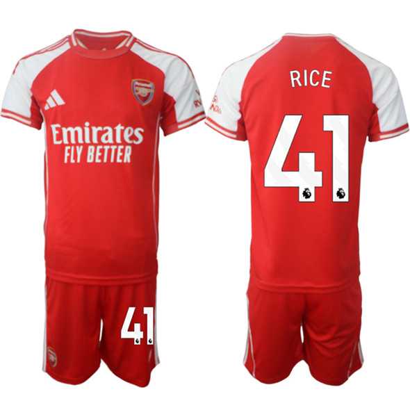 Men's Arsenal F.C #41 Declan Rice Red 2025 Home Soccer Jersey Suit,We sell and wholesale Men's Arsenal F.C #41 Declan Rice Red 2025 Home Soccer Jersey Suit on line form chian!