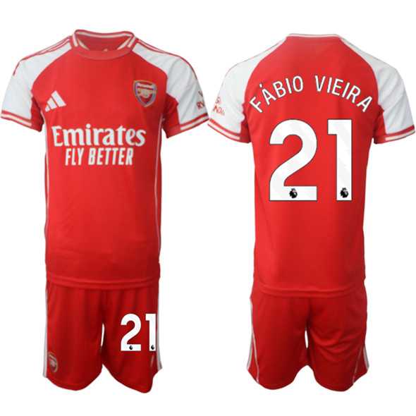 Men's Arsenal F.C #21 Fabio Vieira Red 2025 Home Soccer Jersey Suit,We sell and wholesale Men's Arsenal F.C #21 Fabio Vieira Red 2025 Home Soccer Jersey Suit on line form chian!