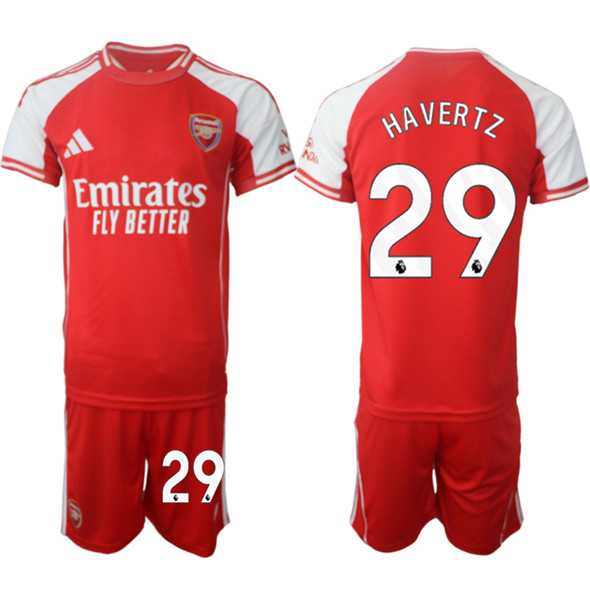 Men's Arsenal F.C #29 Kai Lukas Havertz Red 2025 Home Soccer Jersey Suit,We sell and wholesale Men's Arsenal F.C #29 Kai Lukas Havertz Red 2025 Home Soccer Jersey Suit on line form chian!