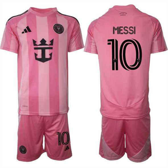 Men's Inter Miami CF #10 Lionel Messi 25-26 Pink Home Soccer Jersey Suit,We sell and wholesale Men's Inter Miami CF #10 Lionel Messi 25-26 Pink Home Soccer Jersey Suit on line form chian!