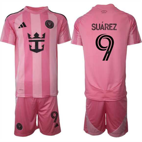 Men's Inter Miami CF #9 Luis Suarez 25-26 Pink Home Soccer Jersey Suit,We sell and wholesale Men's Inter Miami CF #9 Luis Suarez 25-26 Pink Home Soccer Jersey Suit on line form chian!