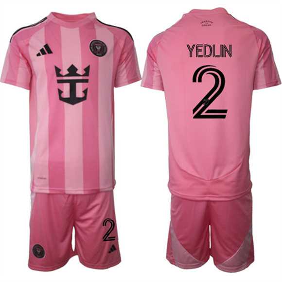 Men's Inter Miami CF #2 DeAndre Yedlin 25-26 Pink Home Soccer Jersey Suit,We sell and wholesale Men's Inter Miami CF #2 DeAndre Yedlin 25-26 Pink Home Soccer Jersey Suit on line form chian!