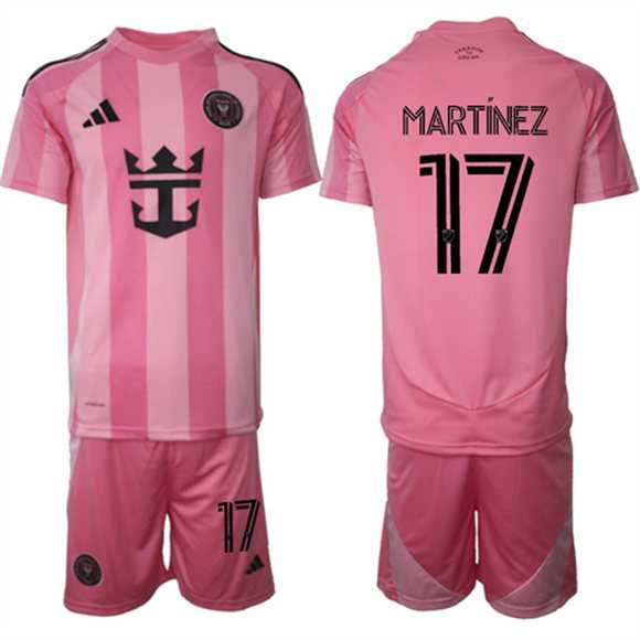 Men's Inter Miami CF #17 Josef Martinez 25-26 Pink Home Soccer Jersey Suit,We sell and wholesale Men's Inter Miami CF #17 Josef Martinez 25-26 Pink Home Soccer Jersey Suit on line form chian!