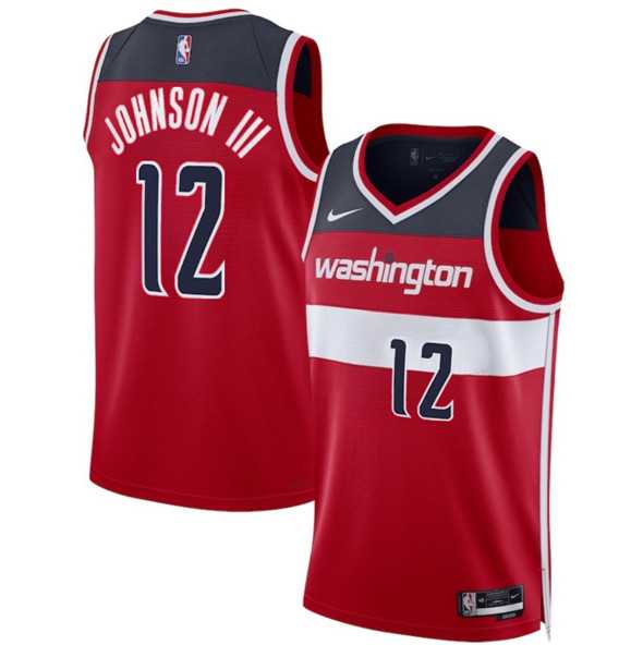 Men's Washington Wizards #12 Tre Johnson III Red 2025 Draft Icon Edition Stitched Jersey Dzhi,We sell and wholesale Men's Washington Wizards #12 Tre Johnson III Red 2025 Draft Icon Edition Stitched Jersey Dzhi on line form chian!