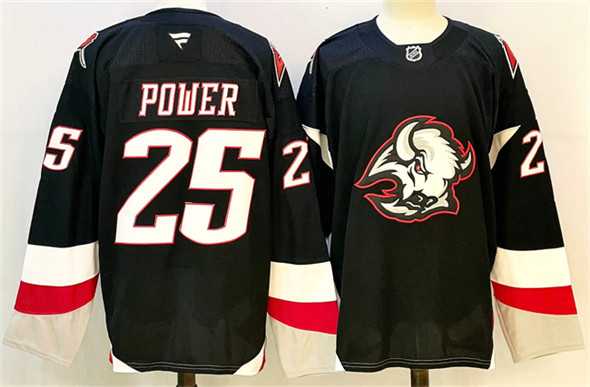 Men's Buffalo Sabres #25 Owen Power Black 2024-25 Alternate Stitched Hockey Jersey,We sell and wholesale Men's Buffalo Sabres #25 Owen Power Black 2024-25 Alternate Stitched Hockey Jersey on line form chian!