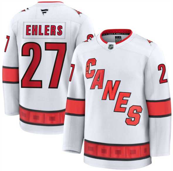 Men's Carolina Hurricanes #27 Nikolaj Ehlers White 2024-25 Away Stitched Hockey Jersey Dzhi,We sell and wholesale Men's Carolina Hurricanes #27 Nikolaj Ehlers White 2024-25 Away Stitched Hockey Jersey Dzhi on line form chian!