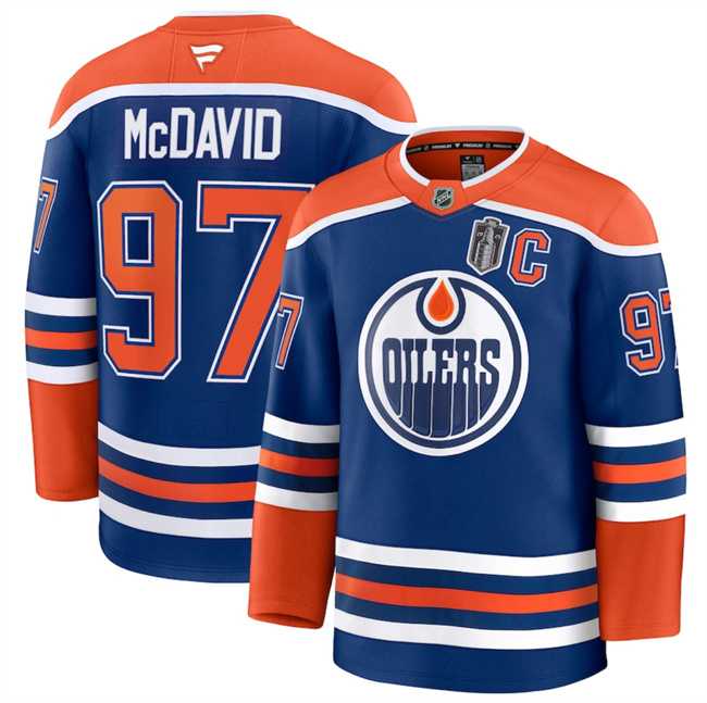 Men's Edmonton Oilers #97 Connor McDavid Royal 2025 Stanley Cup Final Patch And C Patch Stitched Hockey Jersey Dzhi,We sell and wholesale Men's Edmonton Oilers #97 Connor McDavid Royal 2025 Stanley Cup Final Patch And C Patch Stitched Hockey Jersey Dzhi on line form chian!
