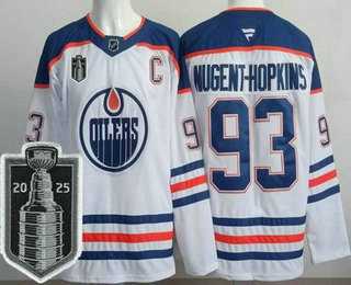 Men's Edmonton Oilers #93 Ryan Nugent Hopkins White 2025 Stanley Cup Final Authentic Jersey,We sell and wholesale Men's Edmonton Oilers #93 Ryan Nugent Hopkins White 2025 Stanley Cup Final Authentic Jersey on line form chian!