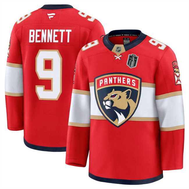 Men's Florida Panthers #9 Sam Bennett Red 2025 Stanley Cup Final Patch Stitched Hockey Jersey Dzhi,We sell and wholesale Men's Florida Panthers #9 Sam Bennett Red 2025 Stanley Cup Final Patch Stitched Hockey Jersey Dzhi on line form chian!