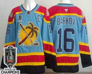Men's Florida Panthers #16 Aleksander Barkov Blue 2025 Stanley Cup Champions Authentic Jersey,We sell and wholesale Men's Florida Panthers #16 Aleksander Barkov Blue 2025 Stanley Cup Champions Authentic Jersey on line form chian!