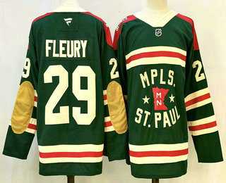 Men's Minnesota Wild #29 Marc Andre Fleury Green Winter Classic Stitched Authentic Jersey,We sell and wholesale Men's Minnesota Wild #29 Marc Andre Fleury Green Winter Classic Stitched Authentic Jersey on line form chian!