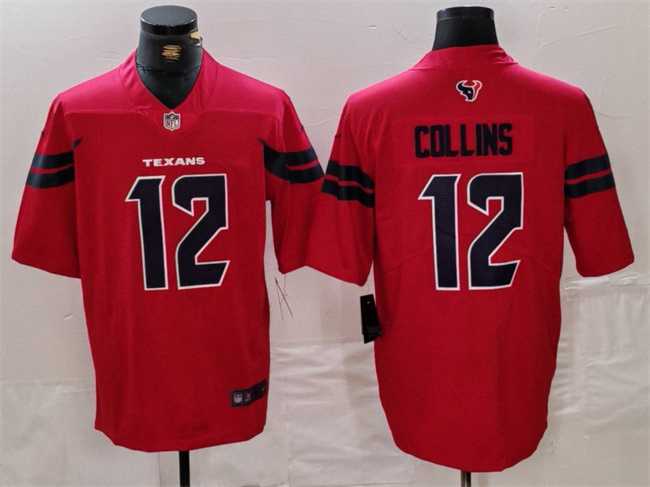 Men's Houston Texans #12 Nico Collins Red Vapor Untouchable Stitched Football Jersey,We sell and wholesale Men's Houston Texans #12 Nico Collins Red Vapor Untouchable Stitched Football Jersey on line form chian!