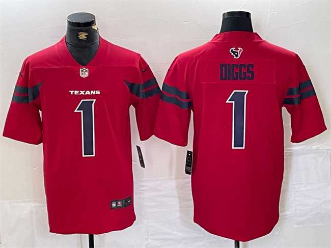 Men's Houston Texans #1 Stefon Diggs Red Vapor Untouchable Stitched Football Jersey,We sell and wholesale Men's Houston Texans #1 Stefon Diggs Red Vapor Untouchable Stitched Football Jersey on line form chian!