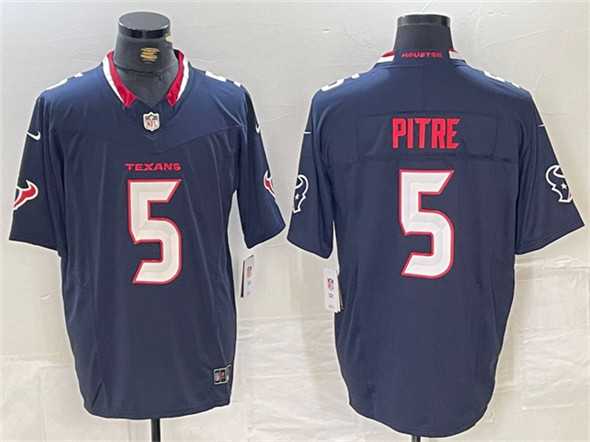 Men's Houston Texans #5 Jalen Pitre Navy F.U.S.E. Vapor Limited Football Stitched Jersey,We sell and wholesale Men's Houston Texans #5 Jalen Pitre Navy F.U.S.E. Vapor Limited Football Stitched Jersey on line form chian!