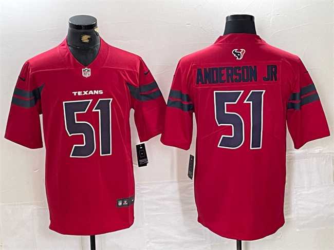 Men's Houston Texans #51 Will Anderson Jr. Red Vapor Untouchable Football Stitched Jersey,We sell and wholesale Men's Houston Texans #51 Will Anderson Jr. Red Vapor Untouchable Football Stitched Jersey on line form chian!