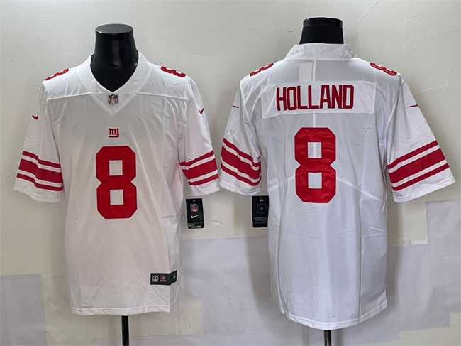 Men's New York Giants #8 Jevon Holland White 2025 Vapor Untouchable Limited Football Stitched Jersey,We sell and wholesale Men's New York Giants #8 Jevon Holland White 2025 Vapor Untouchable Limited Football Stitched Jersey on line form chian!