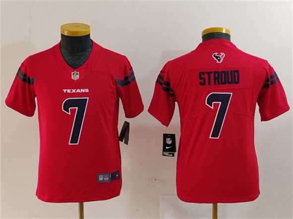 Youth Houston Texans #7 C.J. Stroud Red Vapor Untouchable Limited Stitched Jersey,We sell and wholesale Youth Houston Texans #7 C.J. Stroud Red Vapor Untouchable Limited Stitched Jersey on line form chian!