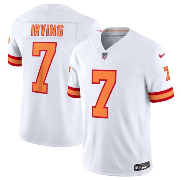 Men & Women & Youth Tampa Bay Buccaneers #7 Bucky Irving White 2025 F.U.S.E. Vapor Limited Stitched Jersey,We sell and wholesale Men & Women & Youth Tampa Bay Buccaneers #7 Bucky Irving White 2025 F.U.S.E. Vapor Limited Stitched Jersey on line form chian!