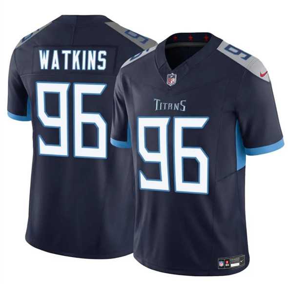Men & Women & Youth Tennessee Titans #96 Carlos Watkins Navy 2025 F.U.S.E. Vapor Limited Stitched Jersey,We sell and wholesale Men & Women & Youth Tennessee Titans #96 Carlos Watkins Navy 2025 F.U.S.E. Vapor Limited Stitched Jersey on line form chian!