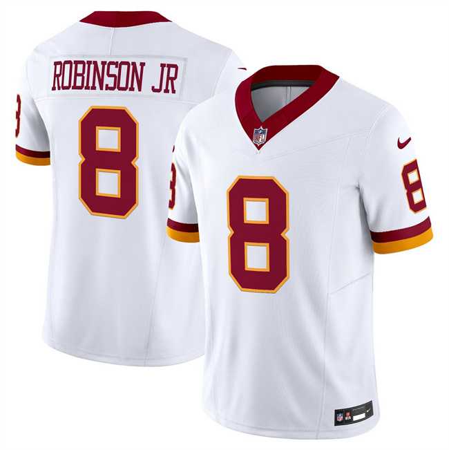 Men & Women & Youth Washington Commanders #8 Brian Robinson Jr. White 2025 F.U.S.E. Throwback Vapor Limited Stitched Jersey,We sell and wholesale Men & Women & Youth Washington Commanders #8 Brian Robinson Jr. White 2025 F.U.S.E. Throwback Vapor Limited Stitched Jersey on line form chian!