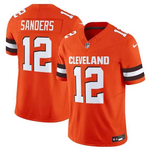 Men & Women & Youth Cleveland Browns #12 Shedeur Sanders Orange 2025 Draft F.U.S.E. Vapor Limited Stitched Jersey,We sell and wholesale Men & Women & Youth Cleveland Browns #12 Shedeur Sanders Orange 2025 Draft F.U.S.E. Vapor Limited Stitched Jersey on line form chian!