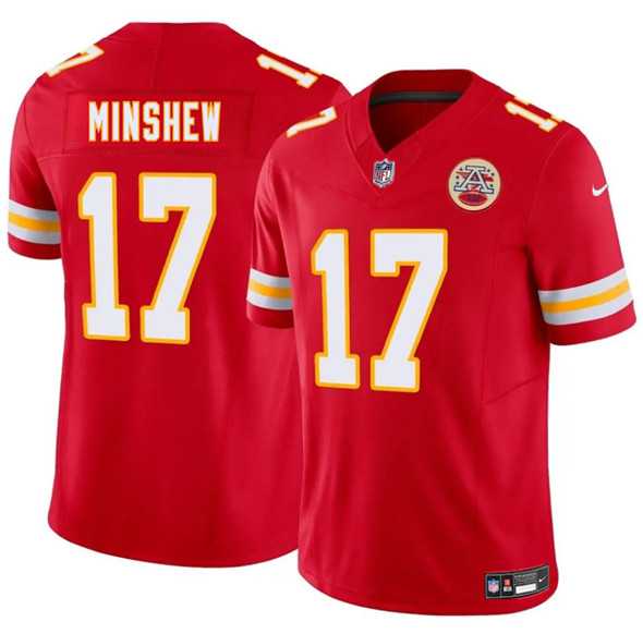 Men & Women & Youth Kansas City Chiefs #17 Gardner Minshew Red 2025 F.U.S.E. Vapor Untouchable Limited Stitched Jersey,We sell and wholesale Men & Women & Youth Kansas City Chiefs #17 Gardner Minshew Red 2025 F.U.S.E. Vapor Untouchable Limited Stitched Jersey on line form chian!