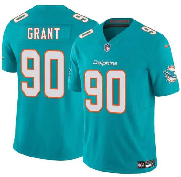 Men & Women & Youth Miami Dolphins #90 Kenneth Grant Aqua 2025 Draft F.U.S.E. Vapor Limited Stitched Jersey,We sell and wholesale Men & Women & Youth Miami Dolphins #90 Kenneth Grant Aqua 2025 Draft F.U.S.E. Vapor Limited Stitched Jersey on line form chian!