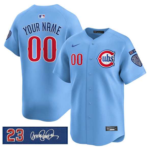 Men's Chicago Cubs Active Player Custom Blue Ryne Sandberg Tribute Vapor Limited V3 Stitched Baseball Jersey,We sell and wholesale Men's Chicago Cubs Active Player Custom Blue Ryne Sandberg Tribute Vapor Limited V3 Stitched Baseball Jersey on line form chian!