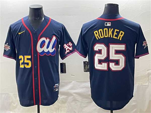 Men's American League #25 Brent Rooker Navy 2025 All-Star Edition Limited Stitched Jersey,We sell and wholesale Men's American League #25 Brent Rooker Navy 2025 All-Star Edition Limited Stitched Jersey on line form chian!