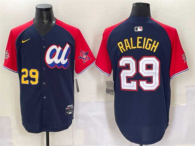 Men's American League #29 Cal Raleigh Navy Red Alternate 2025 All-Star Edition Limited Stitched Jersey,We sell and wholesale Men's American League #29 Cal Raleigh Navy Red Alternate 2025 All-Star Edition Limited Stitched Jersey on line form chian!