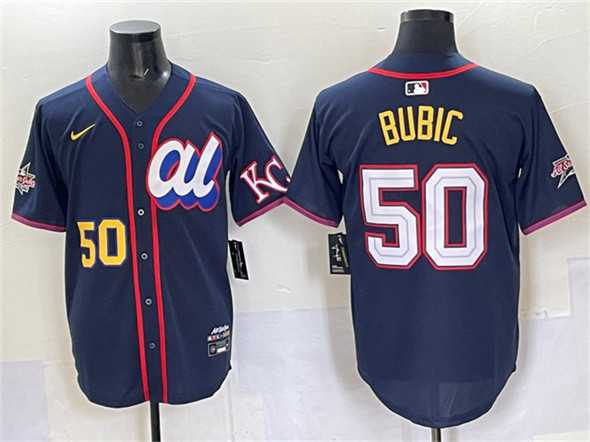 Men's American League #50 Kristofer Bubic Navy 2025 All-Star Edition Limited Stitched Jersey,We sell and wholesale Men's American League #50 Kristofer Bubic Navy 2025 All-Star Edition Limited Stitched Jersey on line form chian!