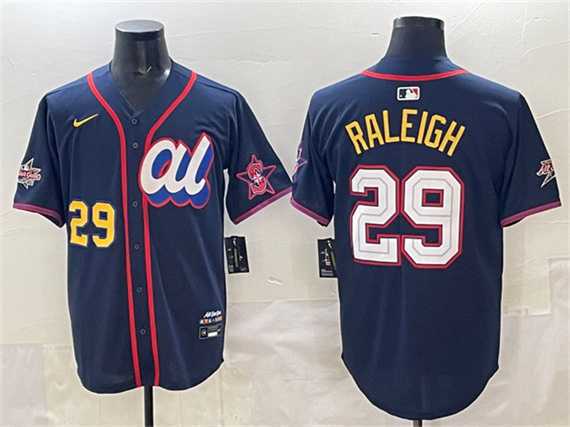 Men's American League #29 Cal Raleigh Navy 2025 All-Star Edition V2 Limited Stitched Jersey,We sell and wholesale Men's American League #29 Cal Raleigh Navy 2025 All-Star Edition V2 Limited Stitched Jersey on line form chian!