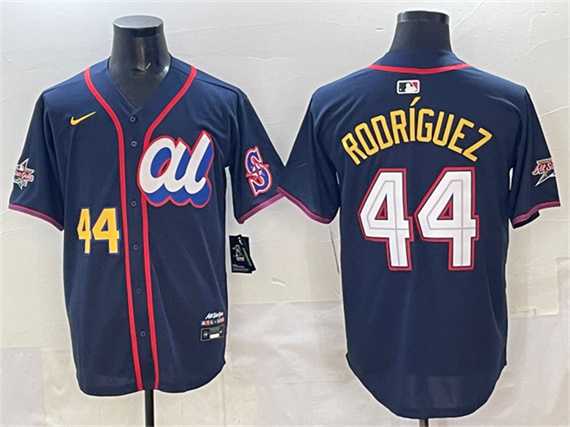 Men's American League #44 Julio Rodriguez Navy 2025 All-Star Edition Limited Stitched Jersey,We sell and wholesale Men's American League #44 Julio Rodriguez Navy 2025 All-Star Edition Limited Stitched Jersey on line form chian!