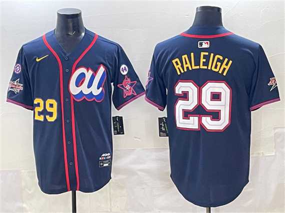 Men's American League #29 Cal Raleigh Navy 2025 All-Star Edition V3 Limited Stitched Jersey,We sell and wholesale Men's American League #29 Cal Raleigh Navy 2025 All-Star Edition V3 Limited Stitched Jersey on line form chian!